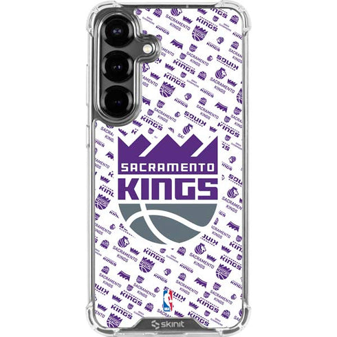 NBA Sacramento Kings History Logo Blast Galaxy S26 Clear Case