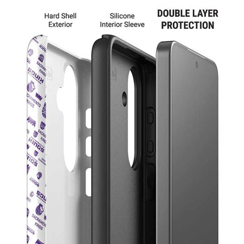 NBA Sacramento Kings History Logo Blast Galaxy S26 Impact Case