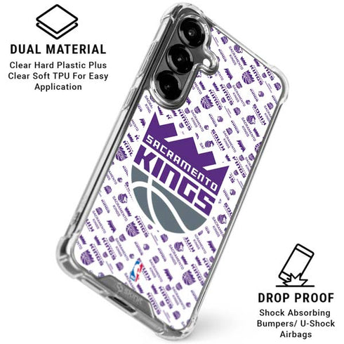 NBA Sacramento Kings History Logo Blast Galaxy S26 Plus Clear Case