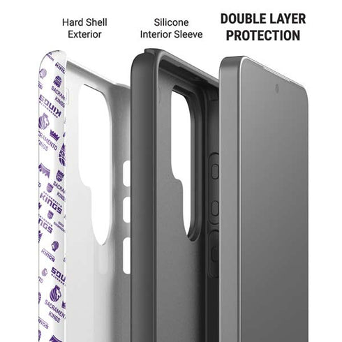 NBA Sacramento Kings History Logo Blast Galaxy S26 Ultra Impact Case
