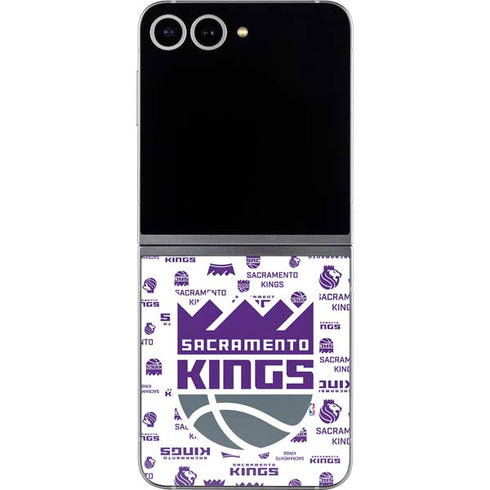 NBA Sacramento Kings History Logo Blast Galaxy Z Flip6 Skin