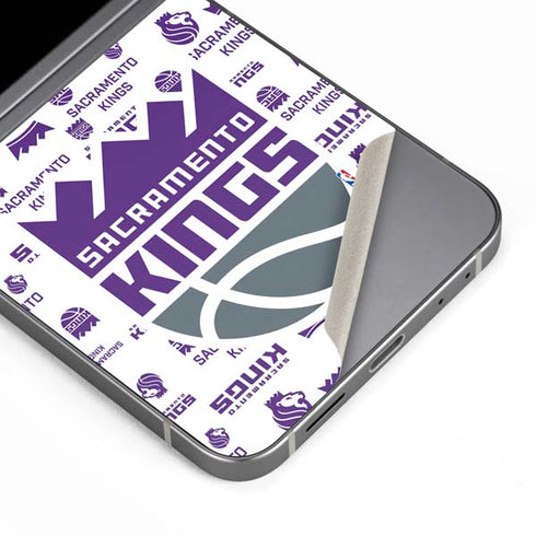 NBA Sacramento Kings History Logo Blast Galaxy Z Flip6 Skin