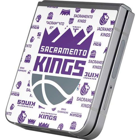 NBA Sacramento Kings History Logo Blast Galaxy Z Flip6 Skin