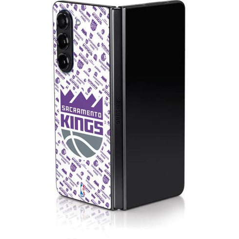 NBA Sacramento Kings History Logo Blast Galaxy Z Fold5 5G Skin