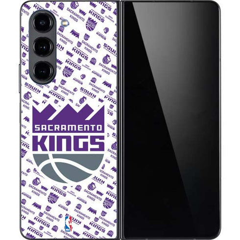 NBA Sacramento Kings History Logo Blast Galaxy Z Fold5 5G Skin