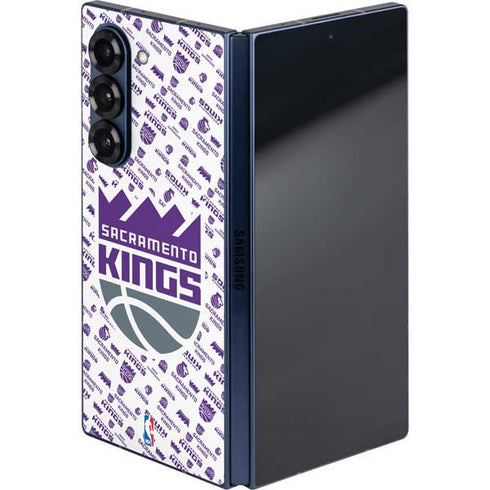 NBA Sacramento Kings History Logo Blast Galaxy Z Fold6 Skin