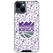 NBA Sacramento Kings History Logo Blast iPhone 15 Clear Case