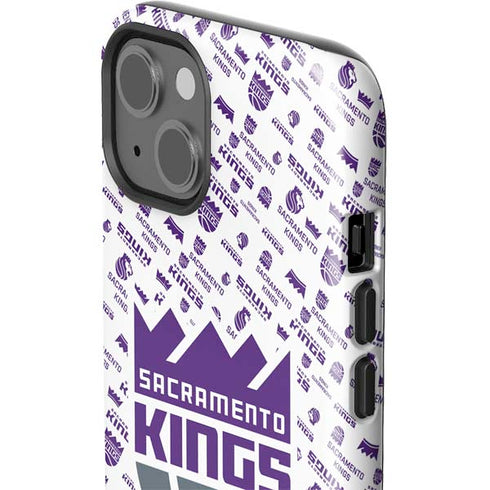 NBA Sacramento Kings History Logo Blast iPhone 15 Impact Case