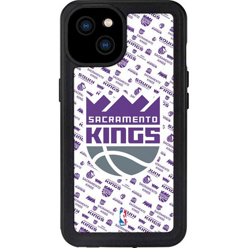 NBA Sacramento Kings History Logo Blast iPhone 15 Plus Waterproof Case