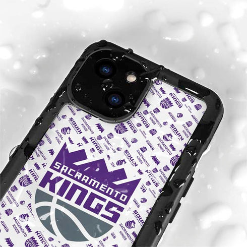 NBA Sacramento Kings History Logo Blast iPhone 15 Plus Waterproof Case