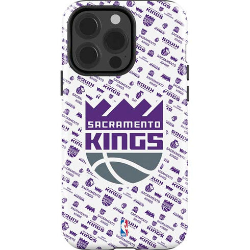 NBA Sacramento Kings History Logo Blast iPhone 15 Pro Impact Case
