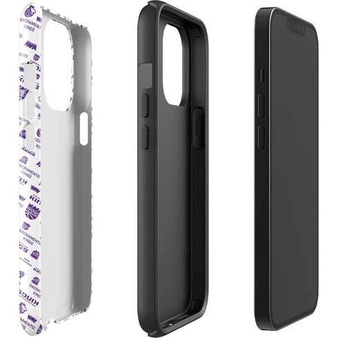 NBA Sacramento Kings History Logo Blast iPhone 15 Pro Impact Case