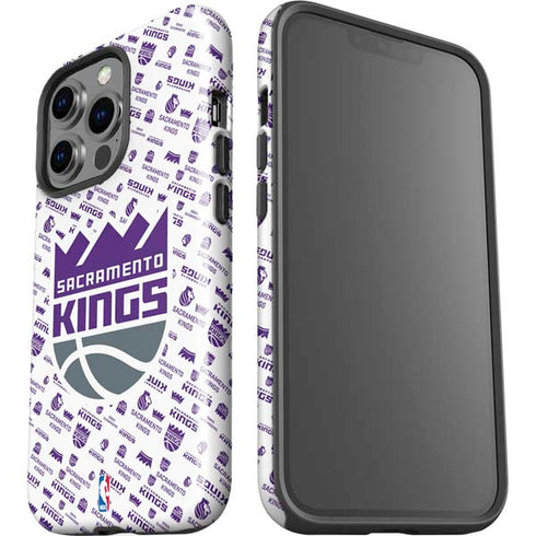 NBA Sacramento Kings History Logo Blast iPhone 15 Pro Impact Case