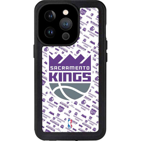 NBA Sacramento Kings History Logo Blast iPhone 15 Pro Waterproof Case