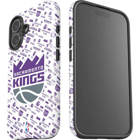 NBA Sacramento Kings History Logo Blast iPhone 16 Impact Case