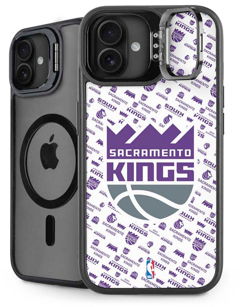 NBA Sacramento Kings History Logo Blast iPhone 16 Plus Kickstand Case