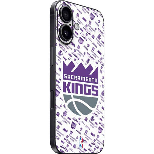 NBA Sacramento Kings History Logo Blast iPhone 16 Plus Skin