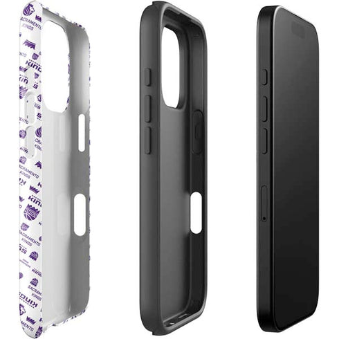 NBA Sacramento Kings History Logo Blast iPhone 16 Pro Impact Case