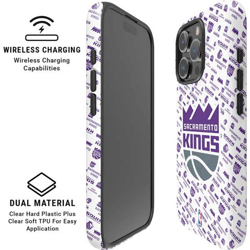 NBA Sacramento Kings History Logo Blast iPhone 16 Pro Magsafe Impact Case