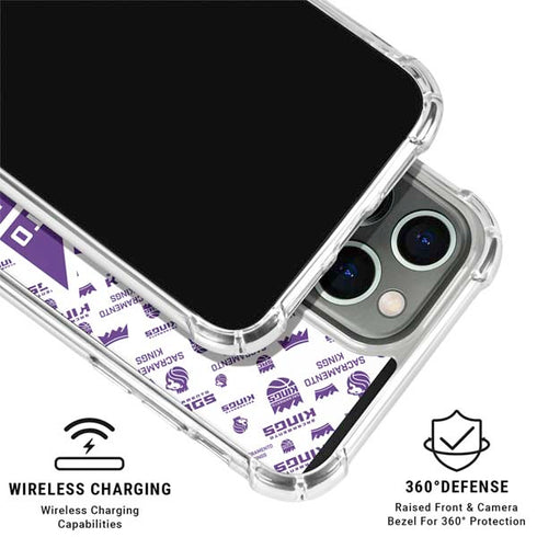 NBA Sacramento Kings History Logo Blast iPhone 16 Pro Max Clear Case