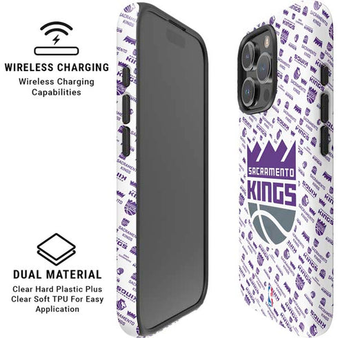 NBA Sacramento Kings History Logo Blast iPhone 16 Pro Max Magsafe Impact Case