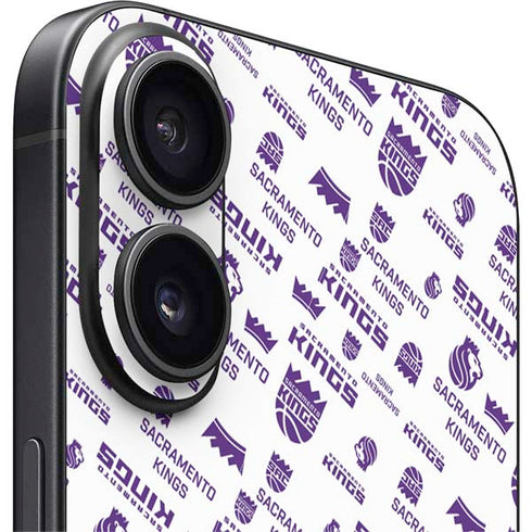 NBA Sacramento Kings History Logo Blast iPhone 16 Skin