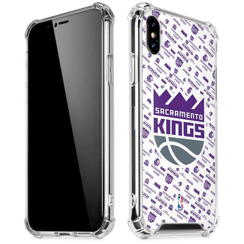 NBA Sacramento Kings History Logo Blast iPhone X/XS Clear Case