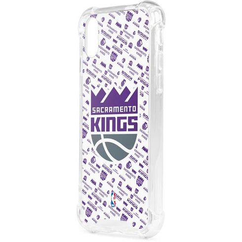 NBA Sacramento Kings History Logo Blast iPhone XS Clear Case