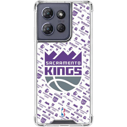 NBA Sacramento Kings History Logo Blast Moto G 5G (2025) Clear Case
