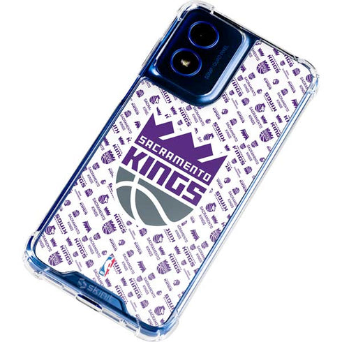 NBA Sacramento Kings History Logo Blast Moto G 5G (2024) Clear Case