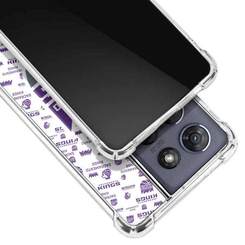 NBA Sacramento Kings History Logo Blast Moto G Stylus 5G (2025) Clear Case