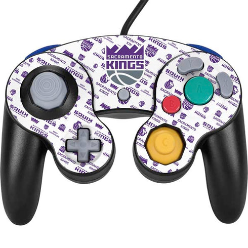 NBA Sacramento Kings History Logo Blast Nintendo Skins