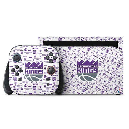 NBA Sacramento Kings History Logo Blast Nintendo Switch 2 (2025) with Joy-Con Skin