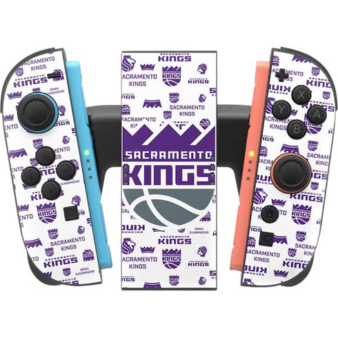 NBA Sacramento Kings History Logo Blast Nintendo Switch 2 (2025) Joy-Con Controller Skin