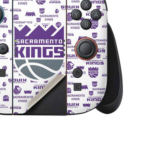 NBA Sacramento Kings History Logo Blast Nintendo Switch 2 (2025) Joy-Con Controller Skin