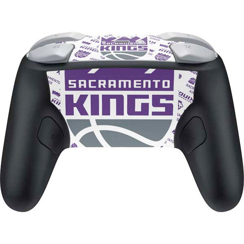 NBA Sacramento Kings History Logo Blast Nintendo Switch 2 (2025) Pro Controller Skin