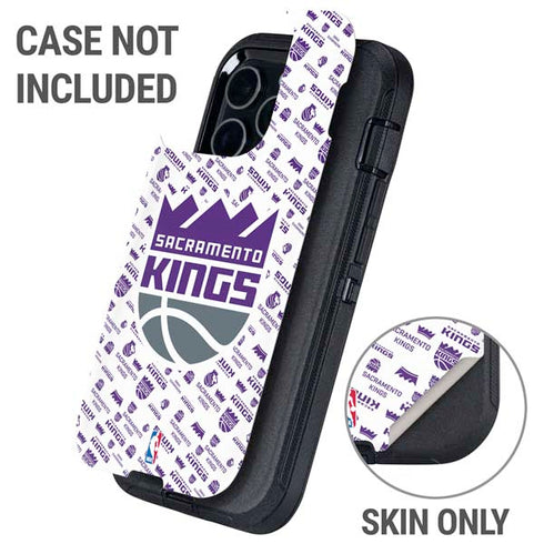 NBA Sacramento Kings History Logo Blast Otterbox Defender iPhone Skin