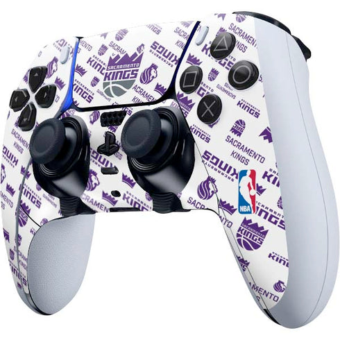 NBA Sacramento Kings History Logo Blast PS5 DualSense Edge Pro Controller Skin