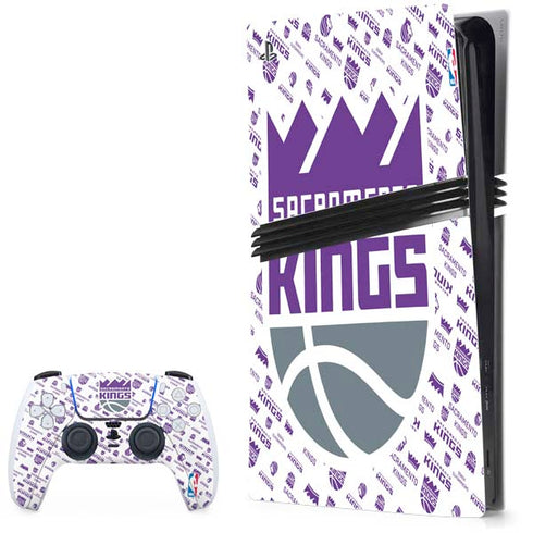 NBA Sacramento Kings History Logo Blast PS5 Pro Bundle Skin