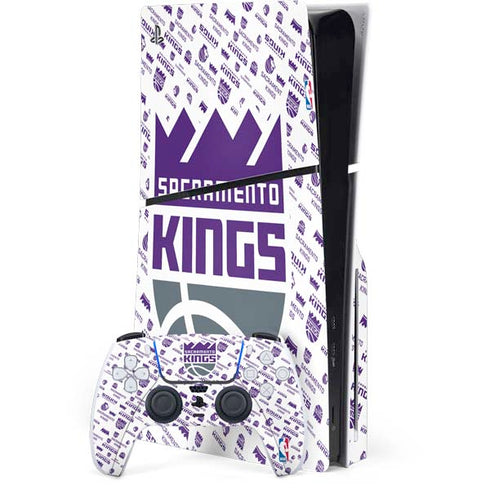NBA Sacramento Kings History Logo Blast PlayStation PS5 Skins