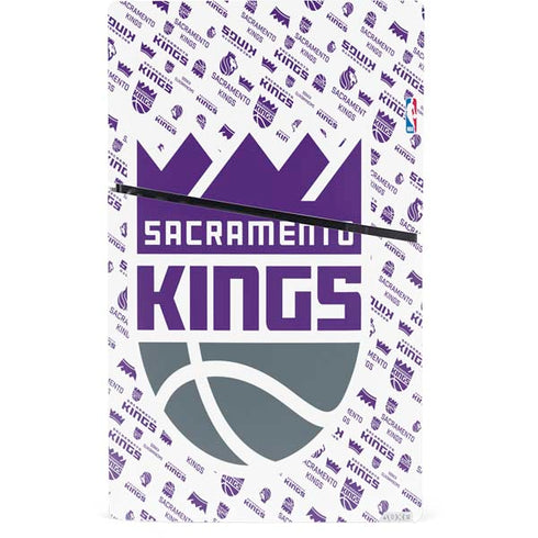 NBA Sacramento Kings History Logo Blast PS5 Slim Digital Edition Console Skin