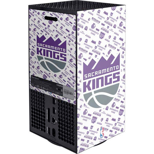NBA Sacramento Kings History Logo Blast XBox Series X Digital Edition Console Skin
