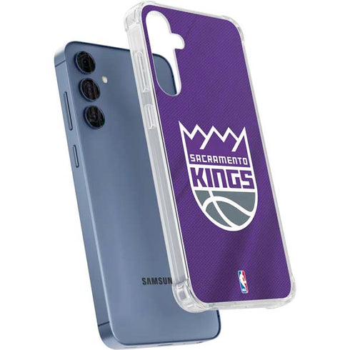 NBA Sacramento Kings Jersey Galaxy A35 5G Clear Case