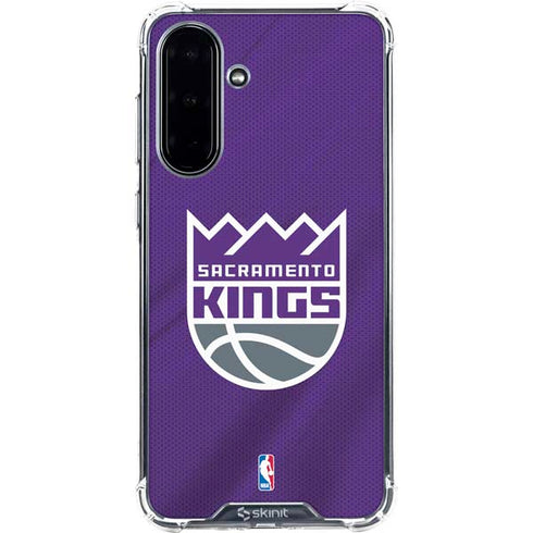 NBA Sacramento Kings Jersey Galaxy A36 5G Clear Case