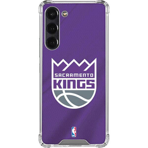 NBA Sacramento Kings Jersey Galaxy S24 FE Clear Case