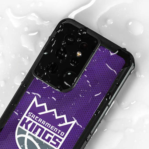 NBA Sacramento Kings Jersey Galaxy S24 Ultra Waterproof Case