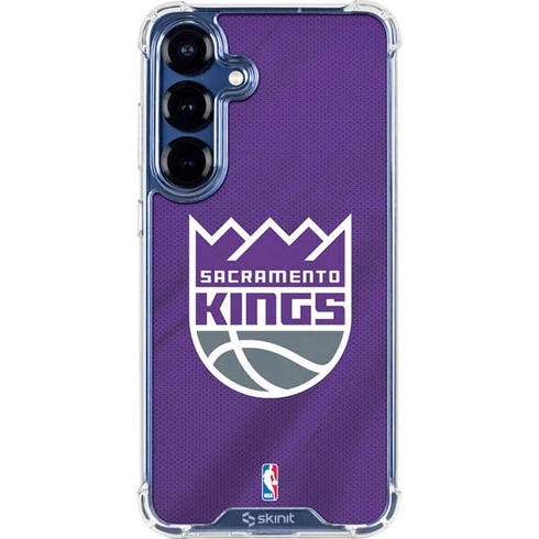 NBA Sacramento Kings Jersey Galaxy S25 FE Clear Case