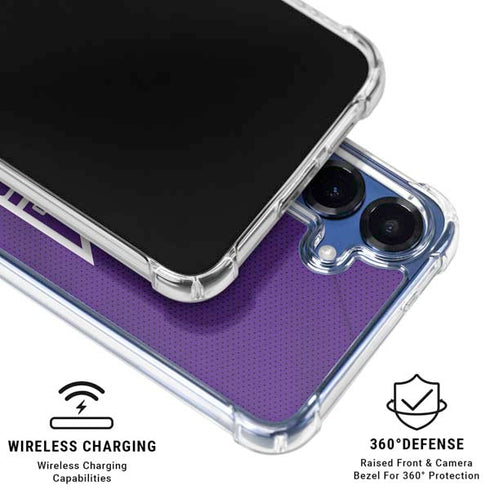 NBA Sacramento Kings Jersey Galaxy S25 FE Clear Case