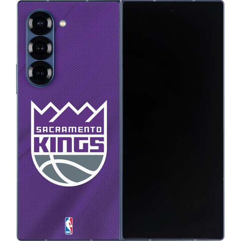NBA Sacramento Kings Jersey Galaxy Z Fold6 Skin