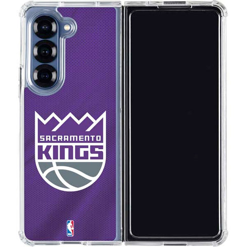 NBA Sacramento Kings Jersey Galaxy Z Fold7 Clear Case